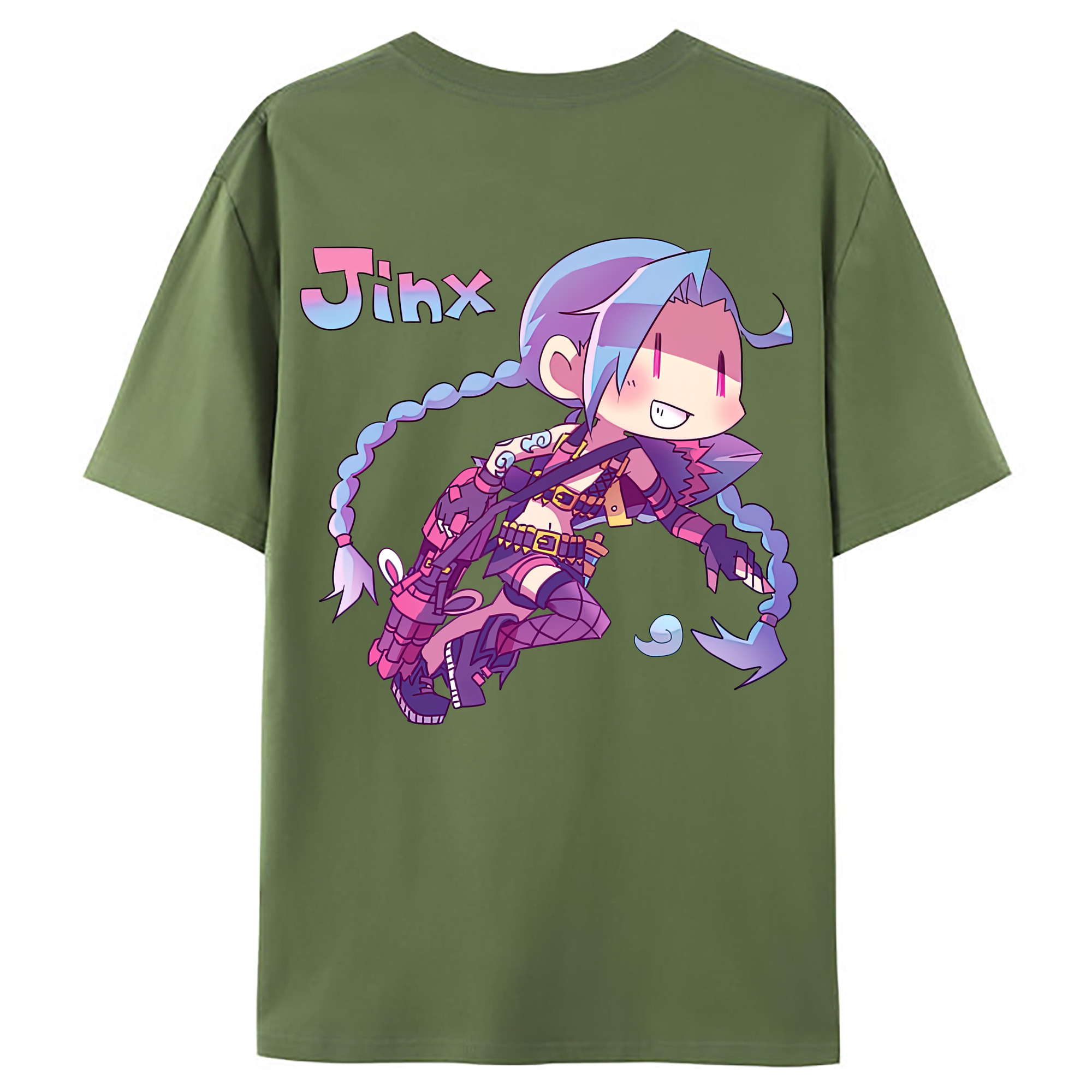 （画像用） リーグ・オブ・レジェンド League of Legends LOL 綿100％ メンズ半袖Tシャツ（バックプリント） 通気性